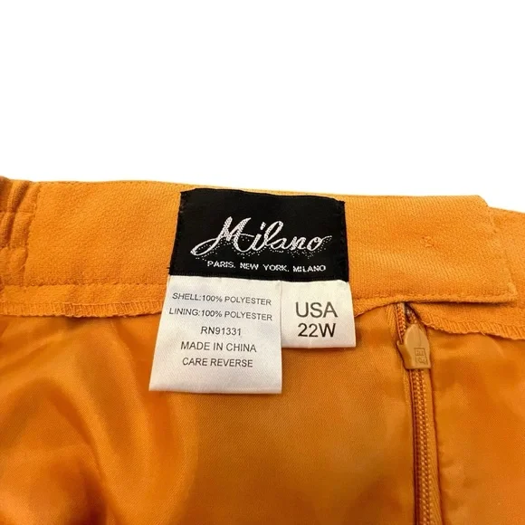 Milano Gold Beaded Long Jacket Skirt Suit Set Size 22W‎ Formal MOB Wedding NEW